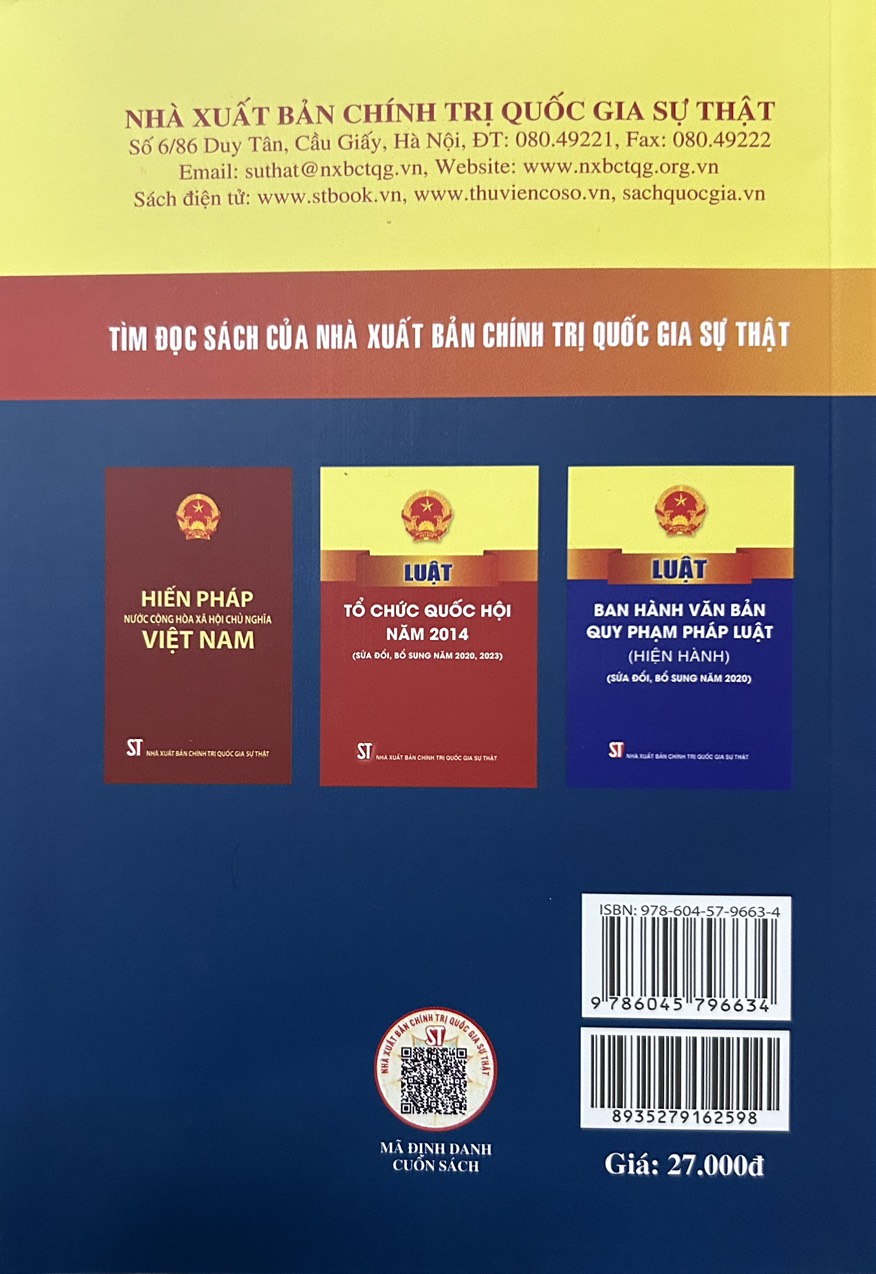 Luật Tổ Chức Chính Phủ năm 2015 (sửa đổi, bổ sung năm 2019,2023)