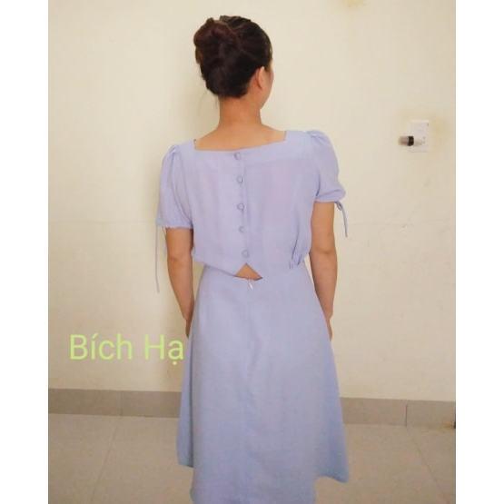 Rập giấy mã 738 (BẢN VẼ) rập đầm cổ vuông