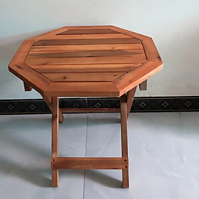 Bàn cafe, bàn ăn mini gấp gọn đa năng hình bát giác VIMOS