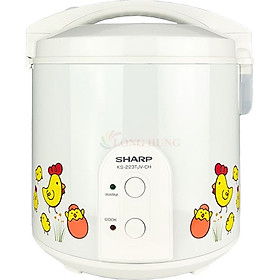Nồi cơm điện nắp gài Sharp 2.2 lít KS-223TJV - Hàng chính hãng