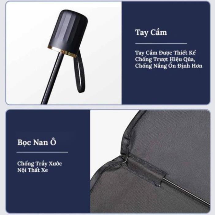 Dù Che Nắng Ô Tô Cao Cấp, Dù Che Kính Lái Xe Hơi (Tặng BAO DA) - Chống Nắng, Bảo Vệ Nội Thất