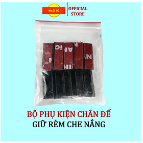 Bộ phụ kiện đế nhựa giữ rèm che nắng chuyên dụng cho xe ô tô.