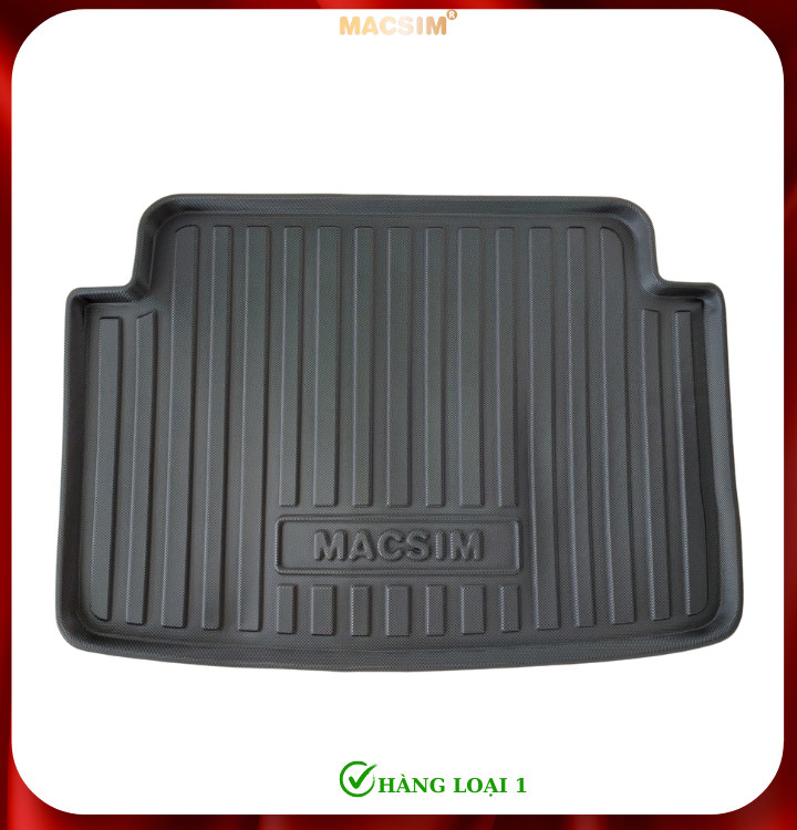 Thảm lót cốp xe ô tô Peugeot MG4 Nhãn hiệu Macsim chất liệu nhựa TPE cao cấp màu đen