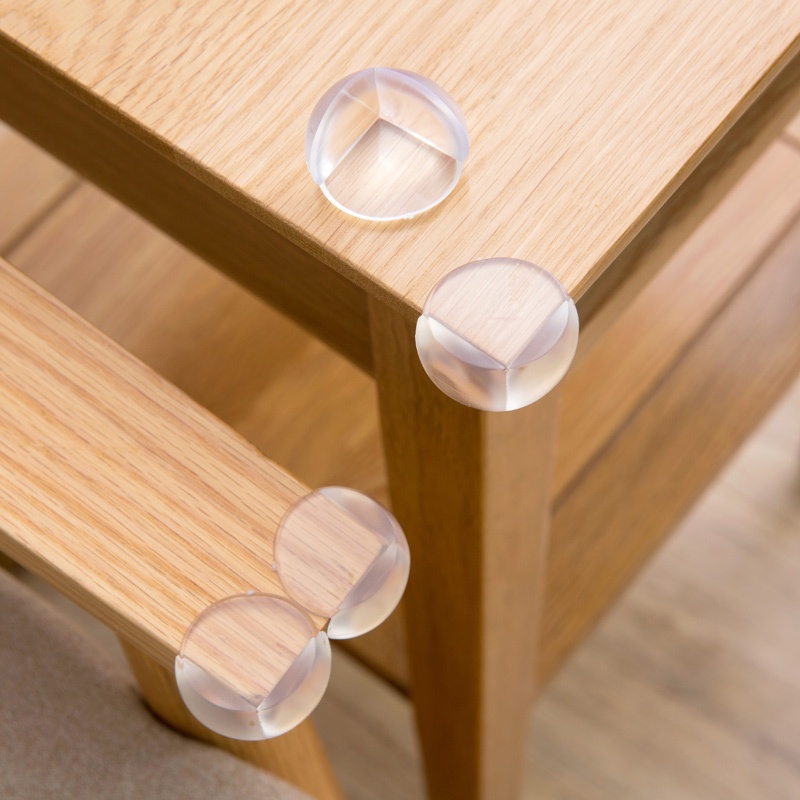 Set 12 miếng silicon bọc cạnh, góc bàn bảo vệ bé không bị thương khi va đập