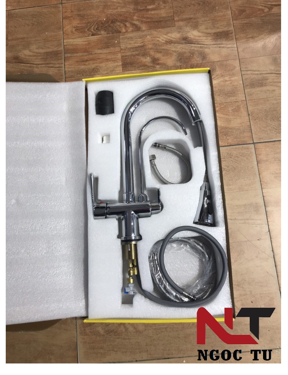 VÒI RỬA BÁT 3 ĐƯỜNG NƯỚC GROVES CAO CẤP 805-2