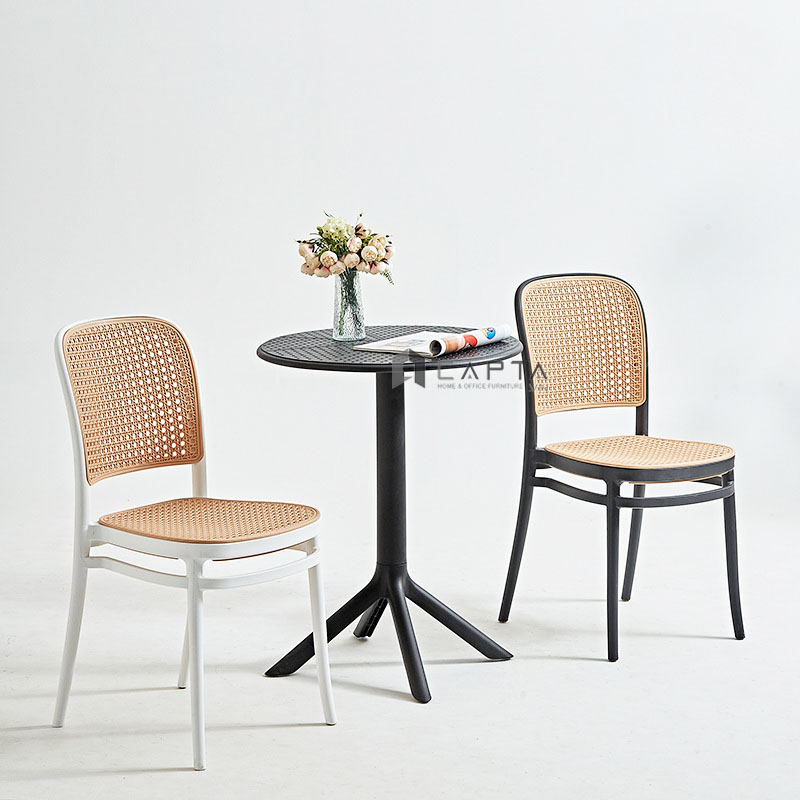Bàn cafe nhựa đúc tròn 60 cm TE1545-06S Nội thất Capta Bàn trà Bàn tiếp khách để ngoài trời (có mái che) outdoor table