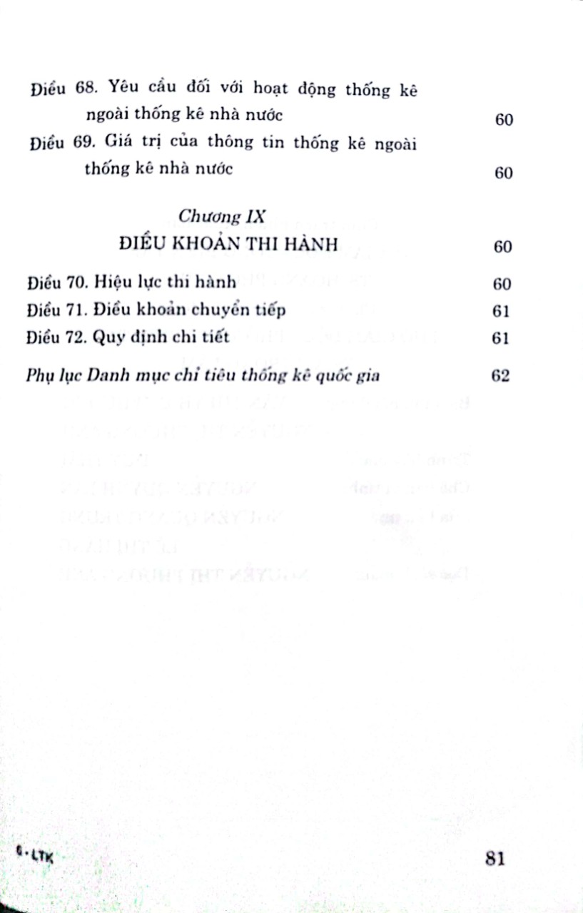 Luật Thống kê