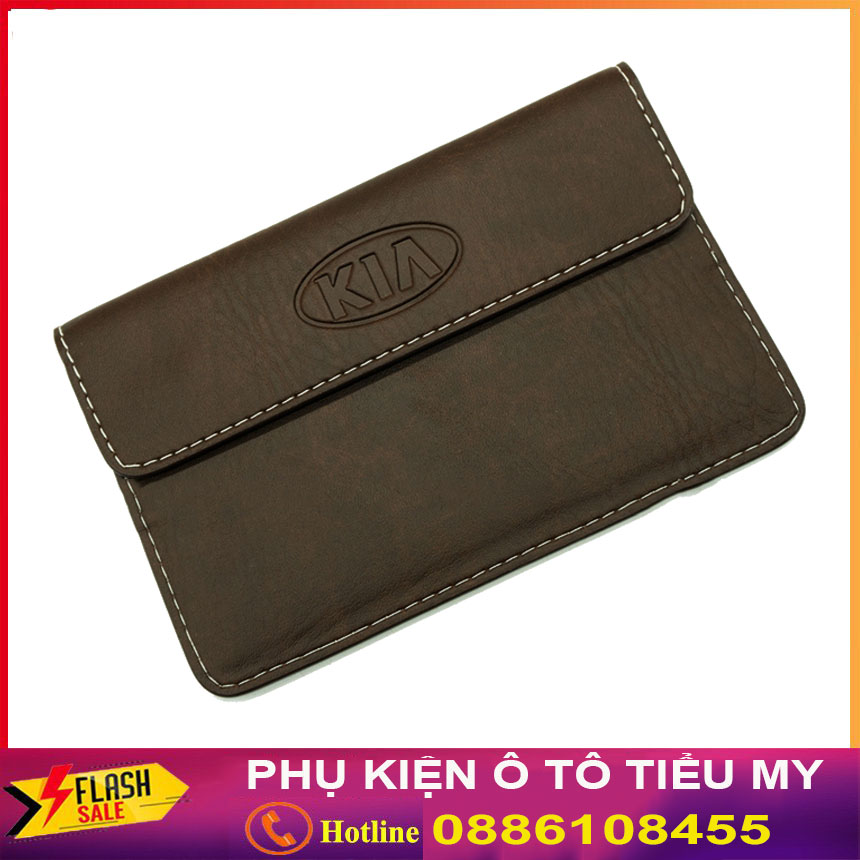 Ví Đựng Giấy Tờ Xe Ô Tô Giấy Đăng Kiểm Da Pu Cao Cấp Logo HONDA Bền Đẹp, Kích Thước Nhỏ Gọn