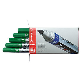 Hộp bút lông dầu STABILO Mark-4-all PERMANENT - Đầu tròn - Đen
