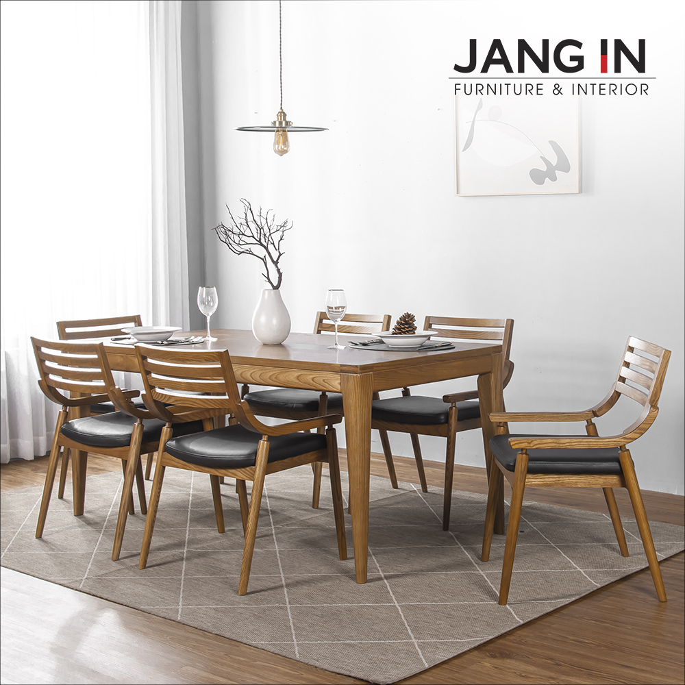 Bộ Bàn Ăn Spencer 6 Chỗ New Jang In