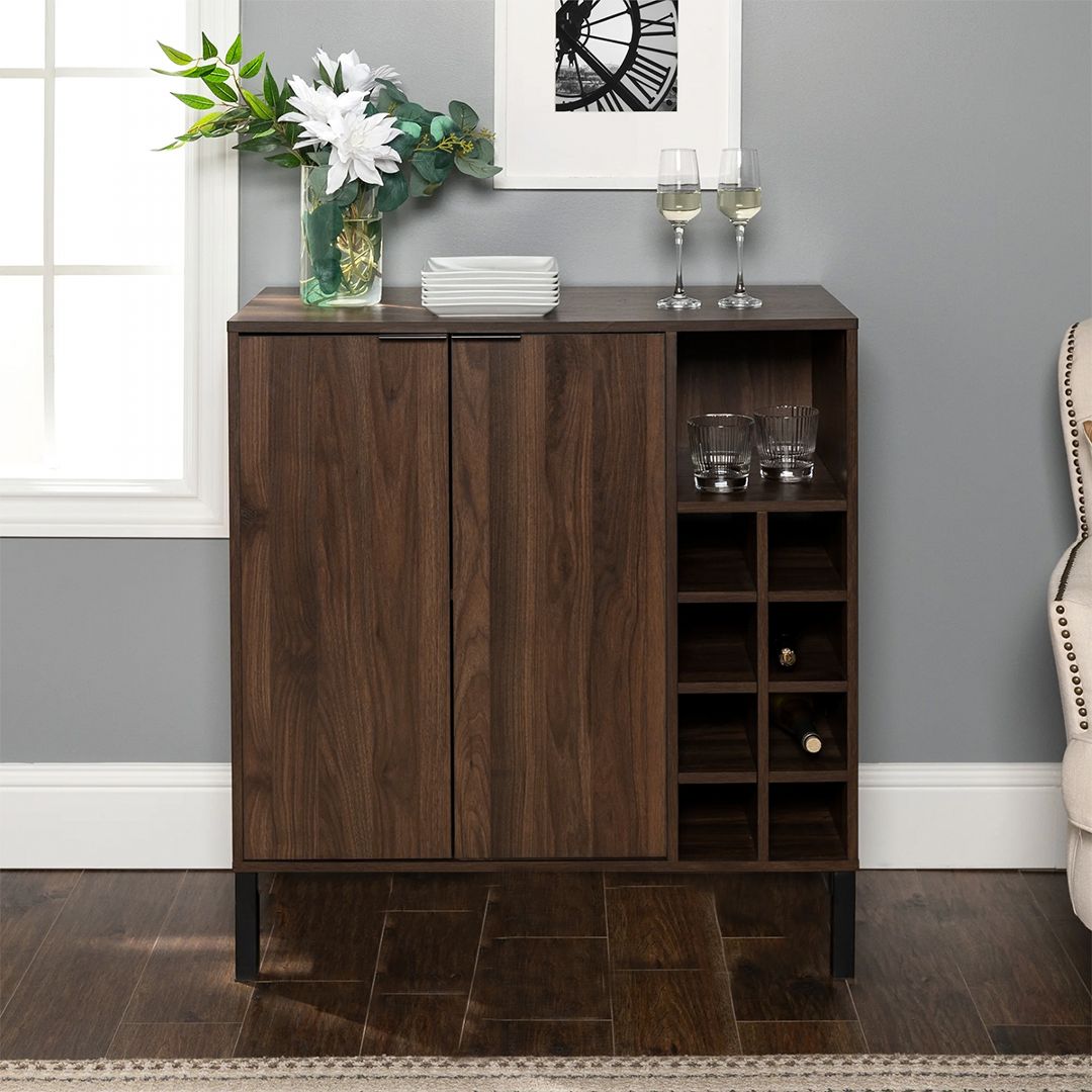 Tủ phòng ăn bằng gỗ nhỏ gọn cho gia đình SMLIFE Dernish