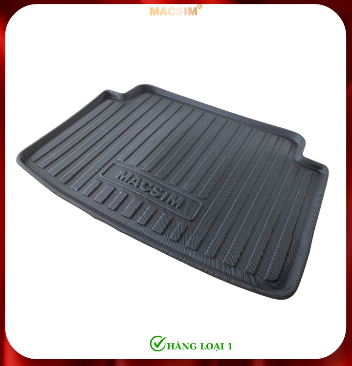 Thảm lót cốp xe ô tô Peugeot MG4 Nhãn hiệu Macsim chất liệu nhựa TPE cao cấp màu đen