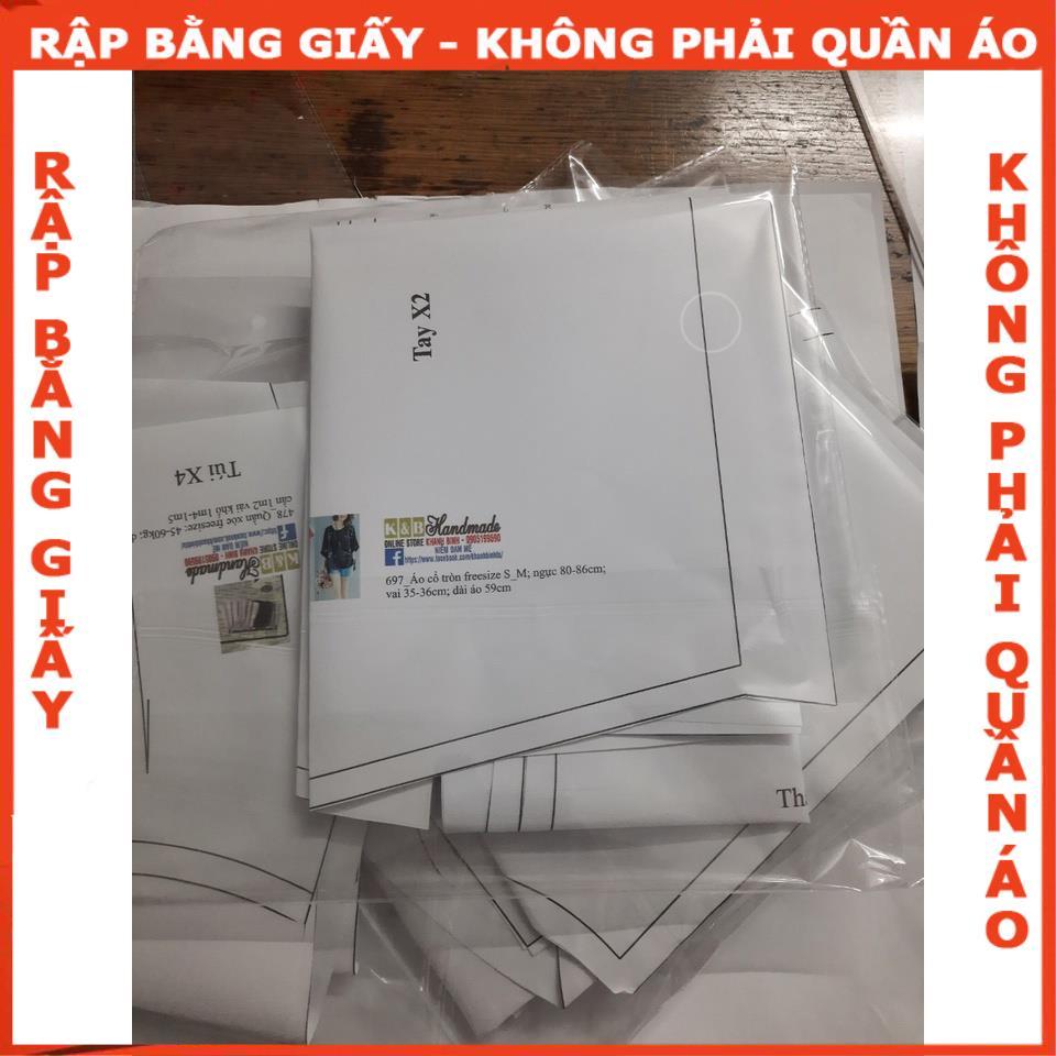 Rập giấy bộ thun tay ragland mã 1180 (BẢN VẼ)