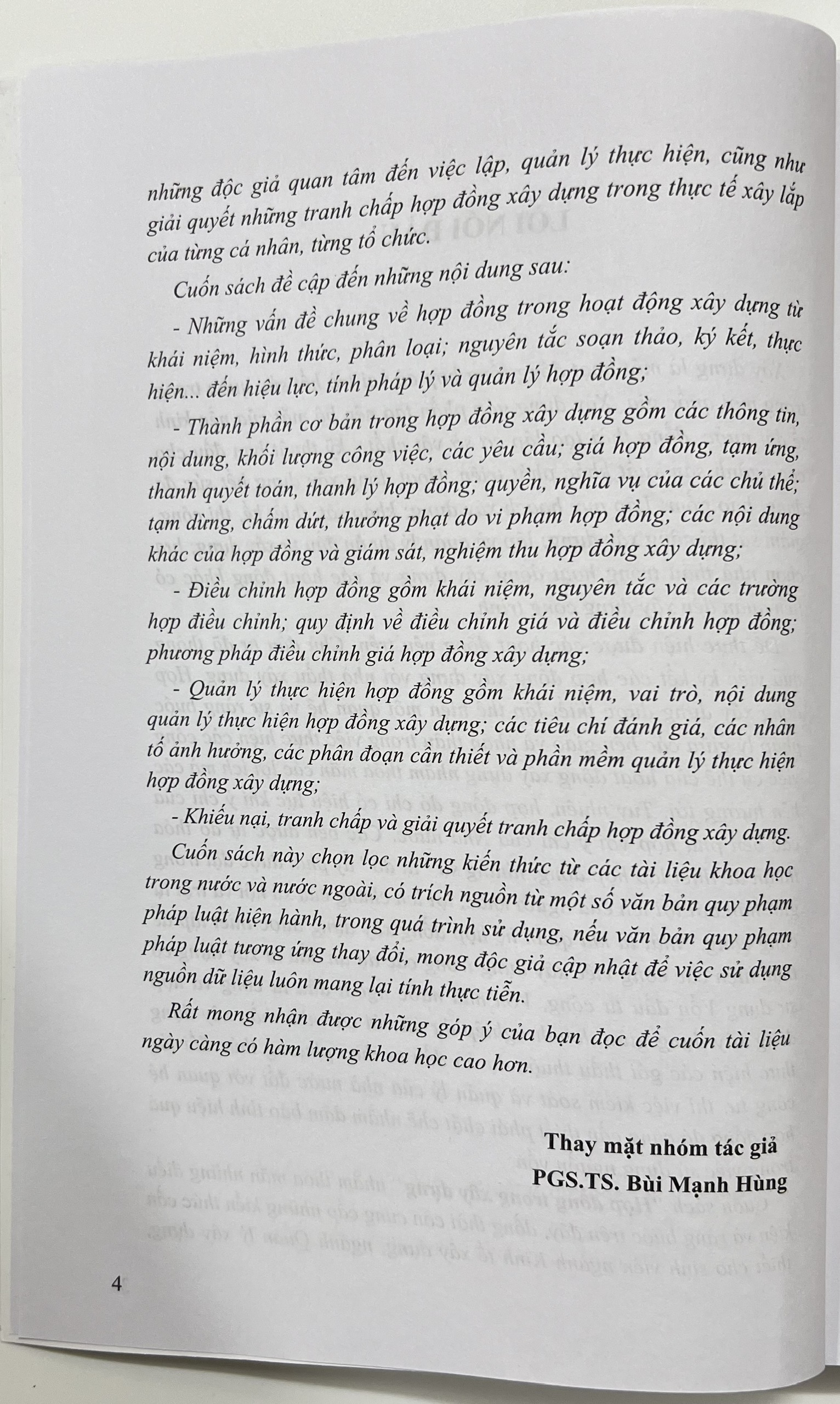 Sách - Hợp Đồng Trong Xây Dựng