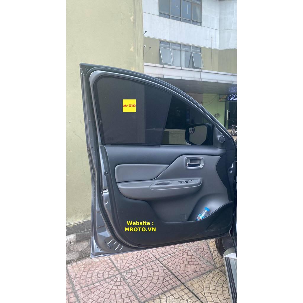 RÈM CHE NẮNG NAM CHÂM CHO XE MITSUBISHI TRITON 2016-2021, CHUẨN FROM, CHE NẮNG TỐT