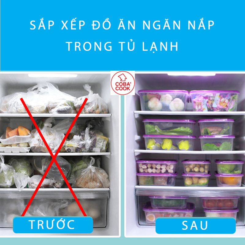 Bộ 3 hộp thủy tinh chịu nhiệt hình chữ nhật dung tích 370ml-CCL33