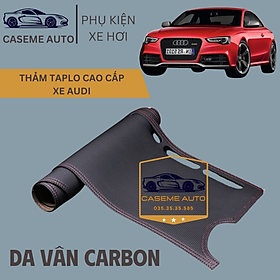 [AUDI] Thảm Taplo 3 Lớp Dành Cho Các Xe Hãng AUDI, Da Vân Carbon Cao Cấp - Hàng Chính Hãng