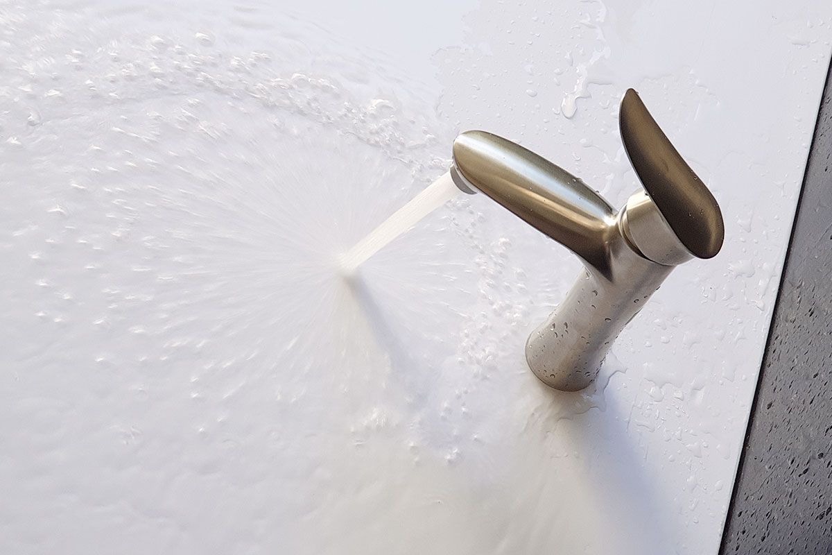 Vòi lavabo nóng lạnh Inox SUS 304 Eurolife EL-ORCHID 02 (Trắng vàng)