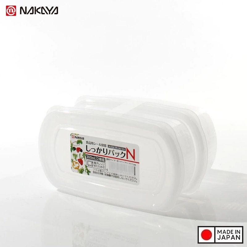 Set 02 hộp thực phẩm Firm Pack N 300ml x2 - Hàng nội địa Nhật Bản nhập khẩu chính hãng