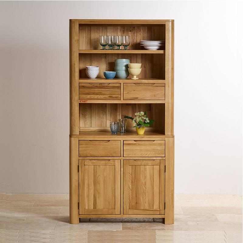 Tủ Chén Cao Romsey Nhỏ Gỗ Sồi IBIE DTROMSLO