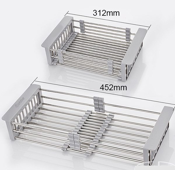 CHẬU RỬA BÁT, CHÉN 2 HỐ CÓ BÀN CÀI DAO, GIÁ ĐẺ THỚT GROVES 82x45 cm