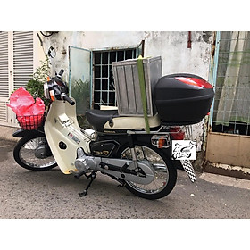 Thùng Givi E250N kèm đế và bát gắn cho xe Cub, thùng givi 25 lit