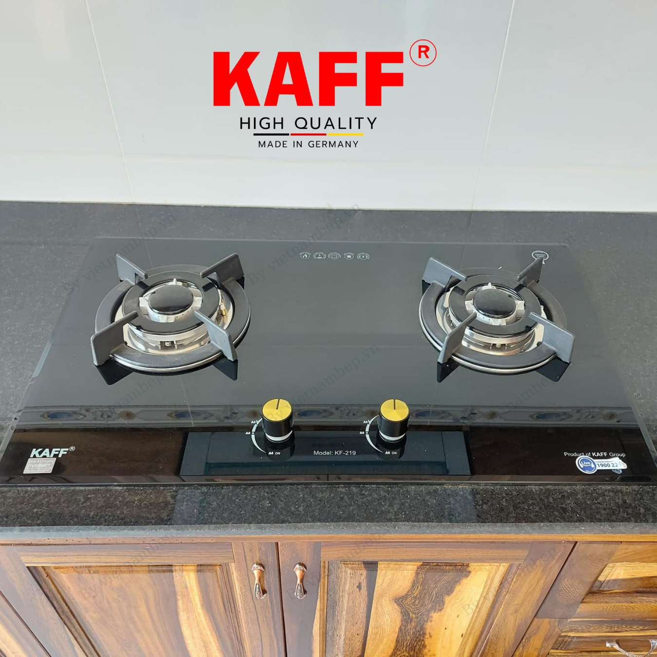Bếp ga đôi KAFF KF-219 - Hàng chính hãng