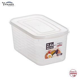 Hộp đựng thực phẩm Million Pack 2.4L, không sản sinh ra các hoạt chất gây hại trong quá trình sử dụng - nội địa Nhật Bản