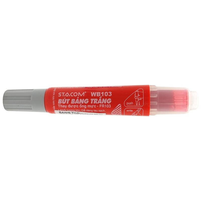 Bút Lông Bảng Thay Mực Được - Stacom WB103-B - Màu Đỏ