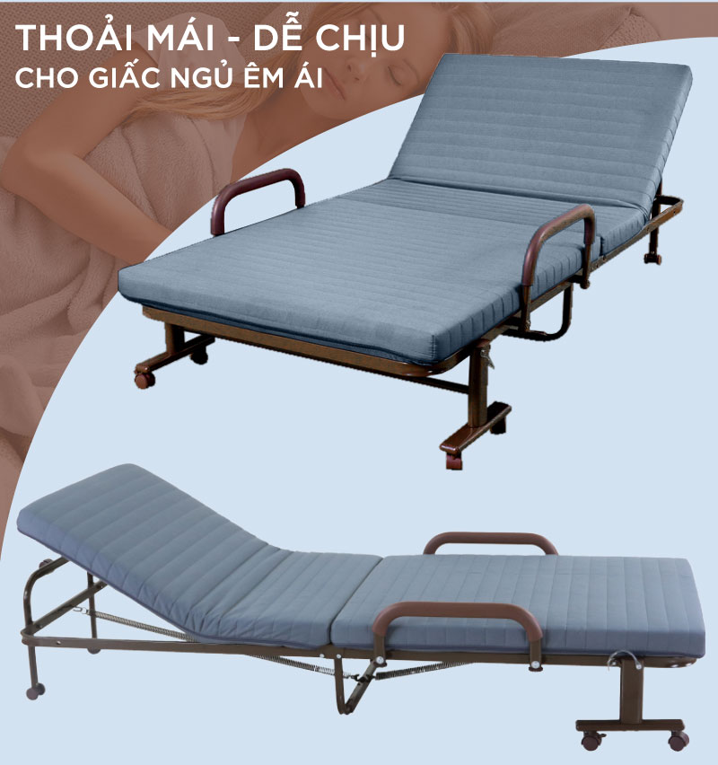 Giường gấp kiểu dáng hàn quốc Nikita NKT