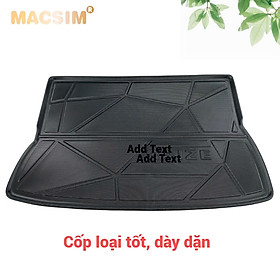 Thảm lót cốp xe ô tô Toyota Raize qd 2021+ nhãn hiệu Macsim chất liệu TPV cao cấp màu đen