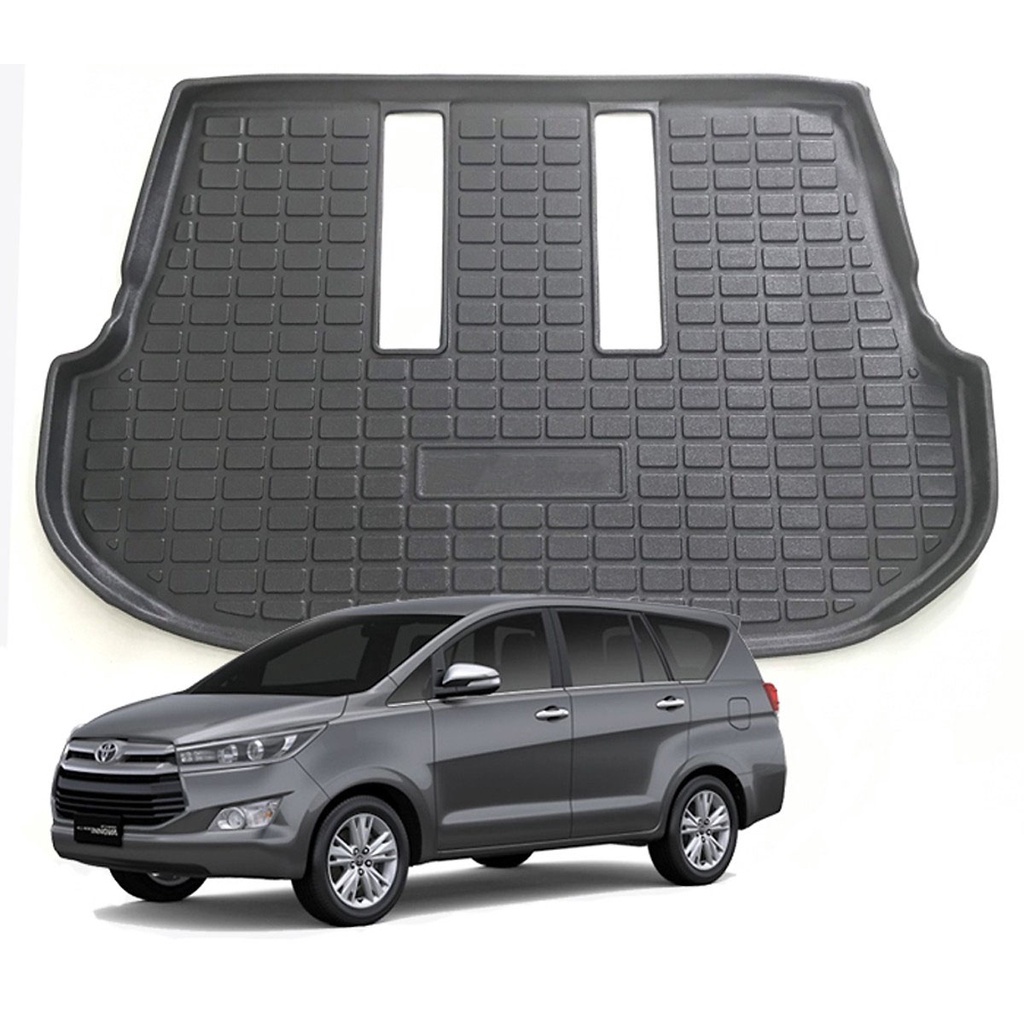 Lót cốp nhựa dẻo xe Toyota Innova 2006 - 2022 Hàng không mùi cao cấp