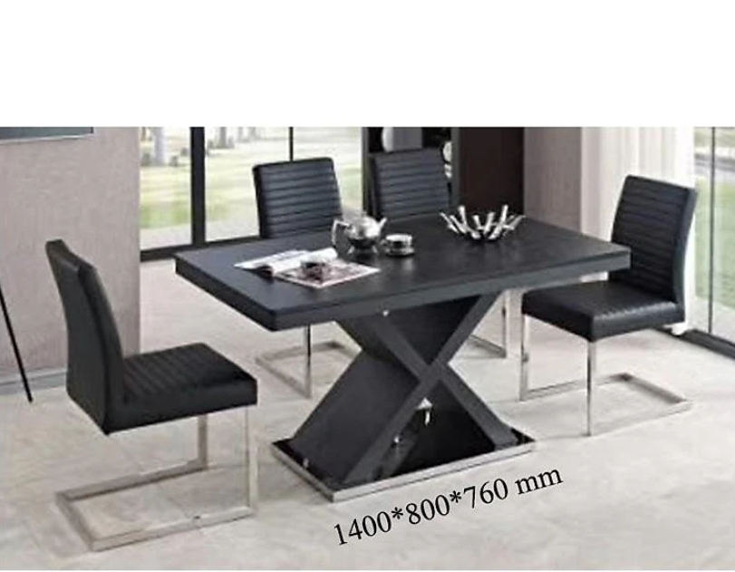 Bộ bàn ghế phòng ăn mặt đá nhập khẩu Tundo PH-BBA RS877-14 cao cấp