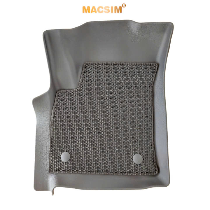 Thảm 2 lớp (sd3) dạng lưới lục giác cho Toyota Hilux 2015-2025 bề mặt cao su siêu sạch nhãn hiệu Macsim