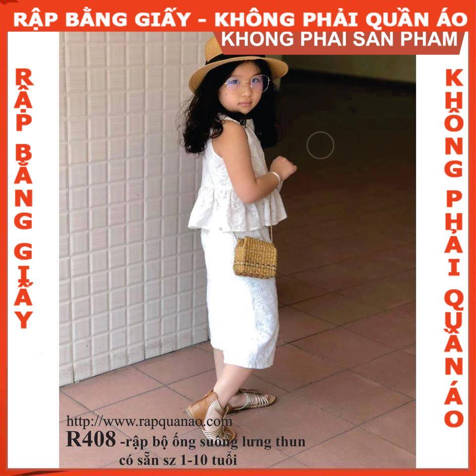 Rập giấy A0 mã R408 cho mẹ (BẢN VẼ)
