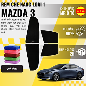 Rèm Che Nắng Xe Mazda 3 Loại 1 Mr Ô TÔ Bảo Hành 24 tháng Cam Kết Chuẩn Khít Theo Xe