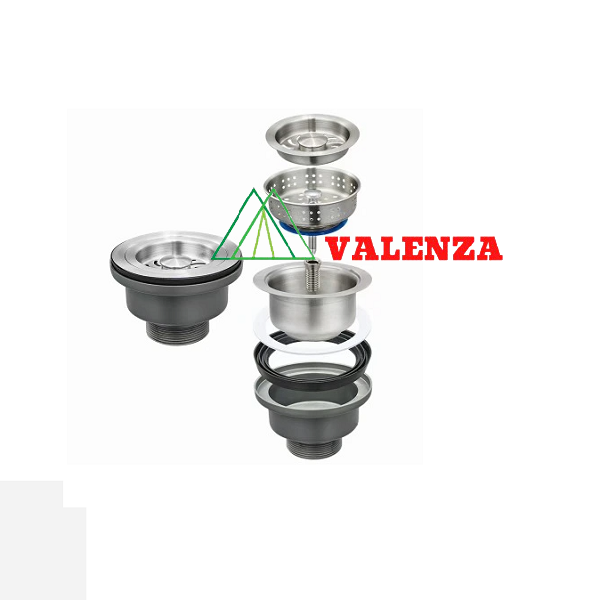Chậu rửa bát inox304 chống xước 7546 nano đen dày 3li, khay inox, rổ lỗ inox, bộ xiphong, bình rửa bát, rửa ly cốc