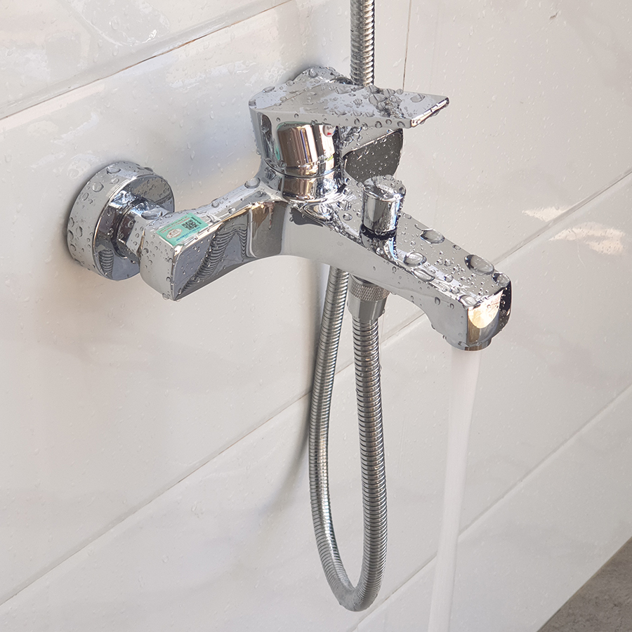 Bộ vòi sen nóng lạnh Đồng mạ Chrome Eurolife EL-JAS01