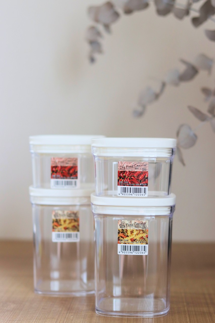 Bộ 2 hộp đựng thực phầm khô INOMATA 520ml & 220ml - nội địa Nhật Bản