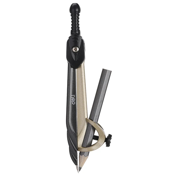 Bộ Compa Sắt Kèm Bút Chì Gỗ - Deli EG20402