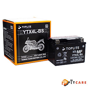 Bình Ắc Quy Toplite YTX4L-BS 12V 3.5Ah Chính Hãng Bảo Hành 6 Tháng
