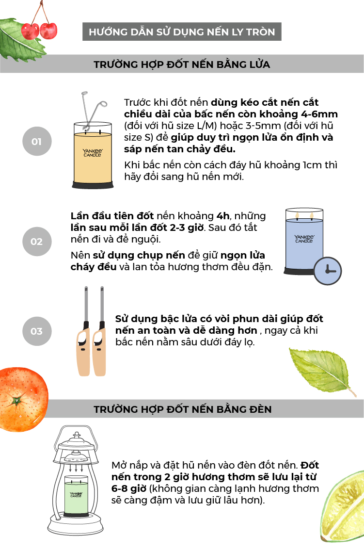 Nến ly tròn sáp đậu nành Yankee Candle size L (567g) - Midsummer
