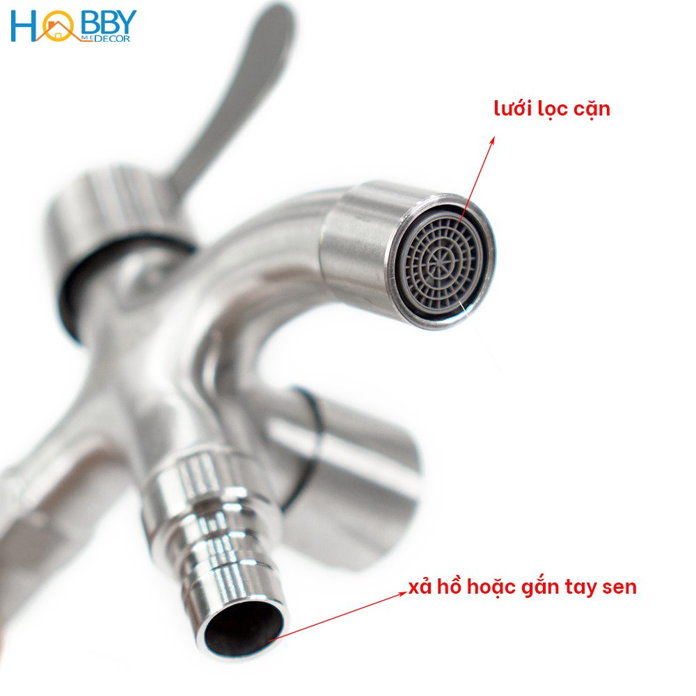 Củ sen lạnh 2 van đóng mở đa năng HOBBY Home Decor CS3
