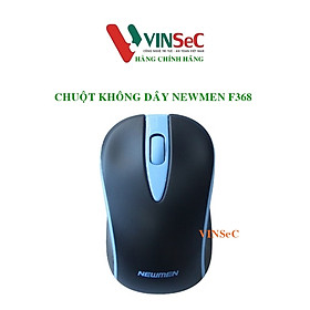 Chuột Máy Tính Không Dây Newmen F368 - Màu Xanh Đen - Hàng Chính Hãng 