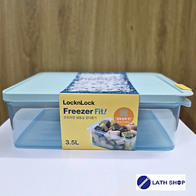Hộp Nhựa Bảo Quản Thực Phẩm, Trữ Đông LocknLock Freezer Fit Sản Xuất Tại Hàn Quốc HFL106-3.5L- Hàng Chính Hãng