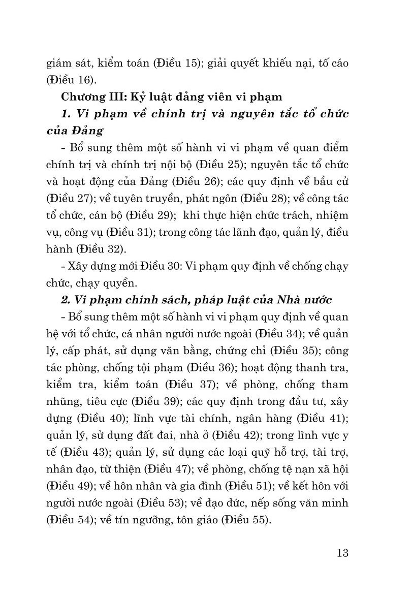 Hỏi - đáp về xử lý vi phạm kỷ luật của Đảng (bản in 2024)