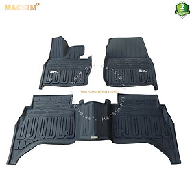 Thảm lót sàn xe ô tô LANDROVER RANGE ROVER 2023 new nhãn hiệu Macsim 3W - chất liệu nhựa TPE đúc khuôn cao cấp - màu đen
