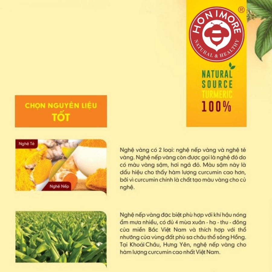 Combo 3 hũ Mật ong rừng tinh nghệ Honimore 360g - giúp hỗ trợ cải thiện dạ dày