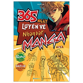 365 Ngày Luyện Vẽ Nhân Vật Manga - Tác Giả Lise Herzog  (MGB)