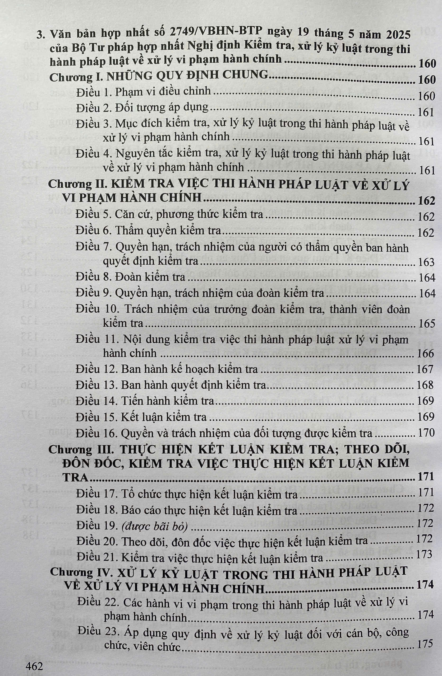Luật Xử Lý Vi Phạm Hành Chính ( Sửa Đổi, Bổ Sung Năm 2025) Các Quy Định Chi Thiết Và Biện Pháp Thi Hành
